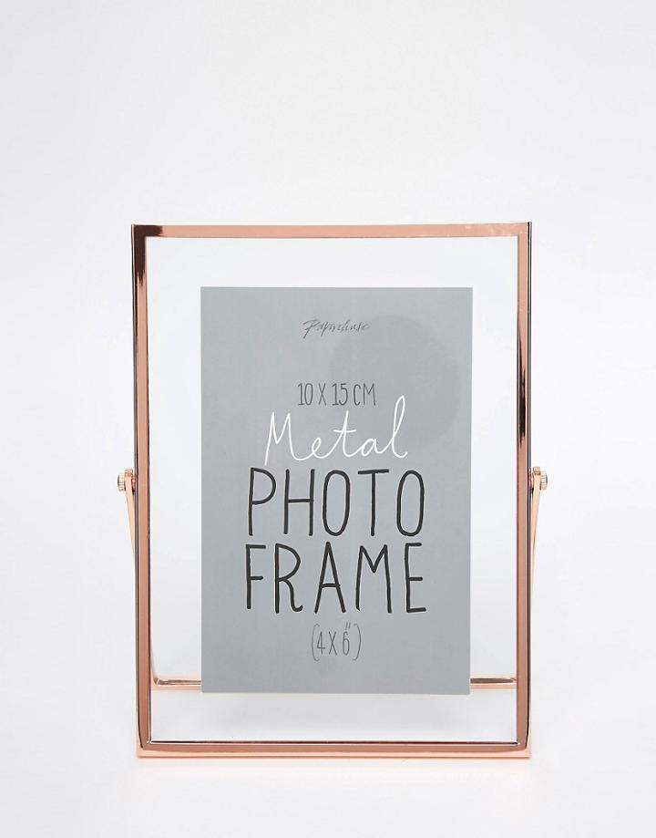 Paperchase Copper Photo Frame 4x6 - Multi