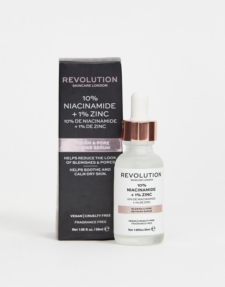 Revolution Skincare Blemish And Pore Refining Serum - 10% Niacinamide + 1% Zinc-no Color