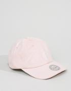 Mitchell & Ness Adjustable Cap Brooklyn Nets In Micro Suede - Pink
