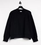 Noisy May Curve Sweatshirt In Black