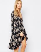 Flynn Skye Wild Child Kimono In Black Magic - Black Magic