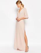 Asos Kimono Plunge Maxi Dress - Navy $78.00