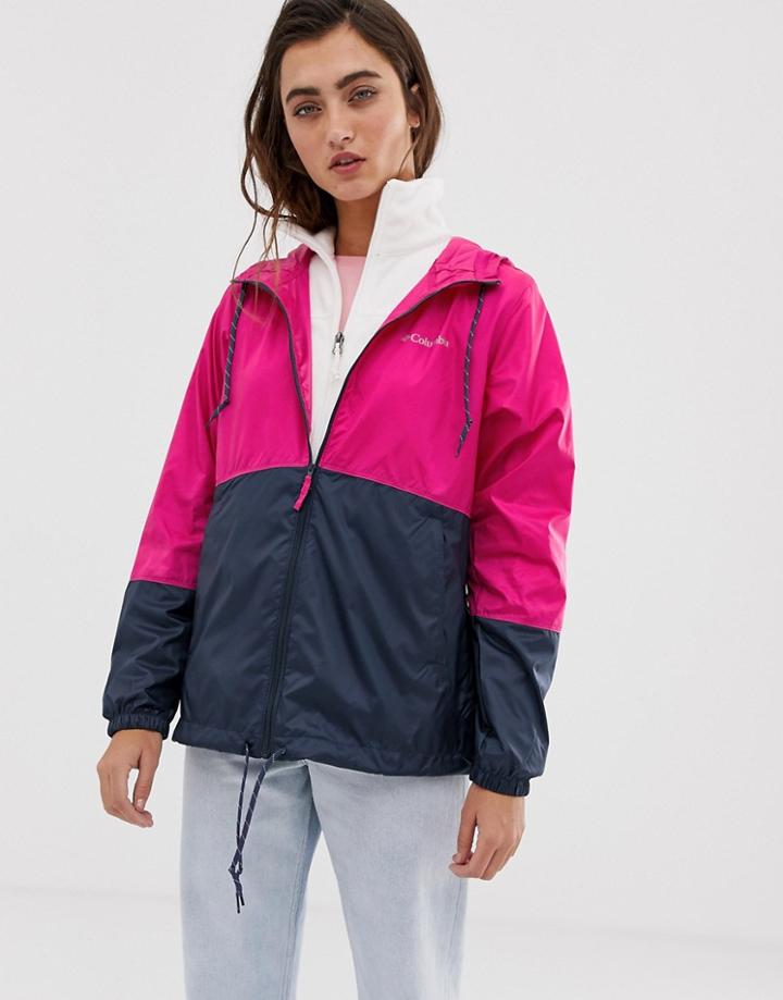 Columbia Flash Forward Windbreaker In Pink - Pink