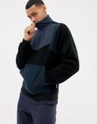 Bellfield Fleece With Color Block - Black