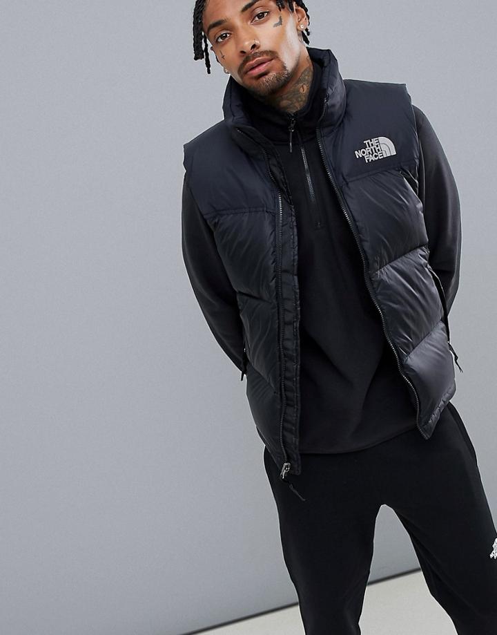 The North Face 1996 Retro Nuptse Tank In Black - Black