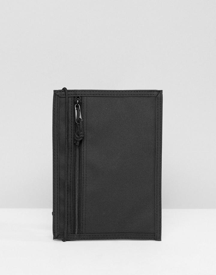 Asos Slim Flight Bag In Black - Black