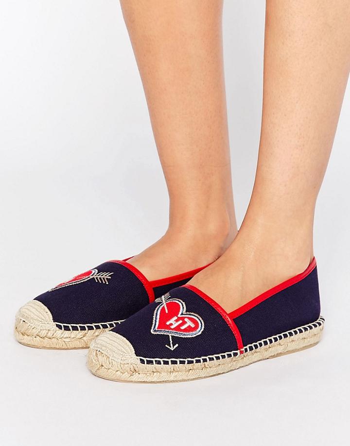 Tommy Hilfiger Sunny Denim Patch Espadrilles - Navy