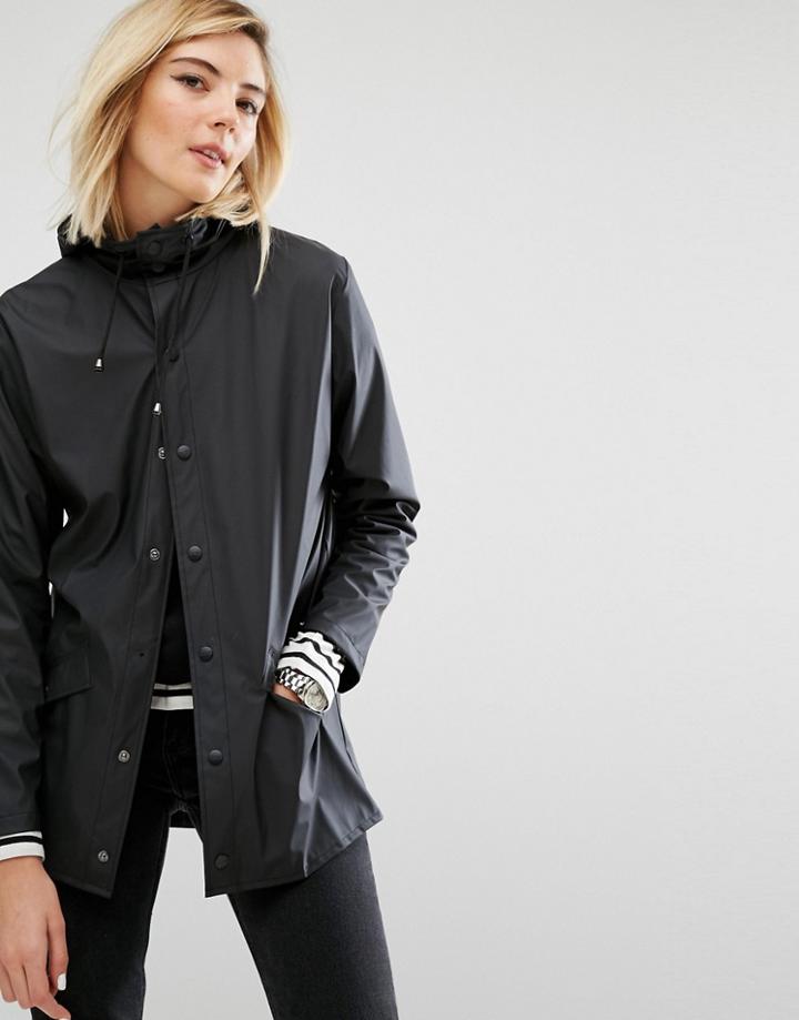 Rains Waterproof Jacket - Black