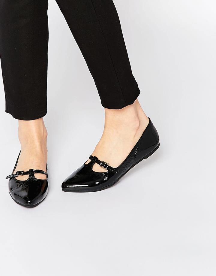Warehouse Patent T Bar Pump - Black