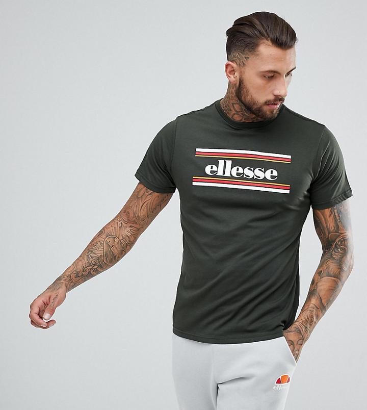 Ellesse Speranza Crew Neck T-shirt In Green - Green