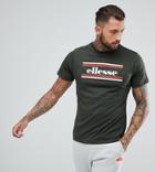 Ellesse Speranza Crew Neck T-shirt In Green - Green