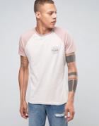 Friend Or Faux Recon Raglan T-shirt - Pink