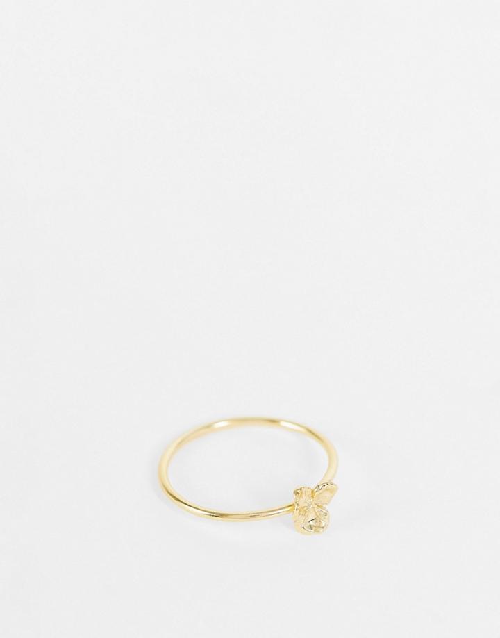 & Other Stories Clover Ring In Gold