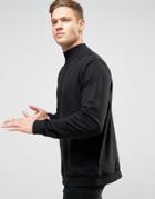 New Look Turtleneck Sweatshirt In Black - Black