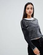 Blanc Noir Flashback Sweatshirt - Gray