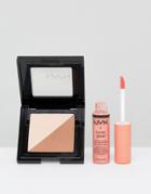 Nyx Professional Make-up Asos Exclusive Cheek And Lip Duo Set - Multi