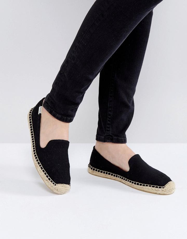 Soludos Linen Espadrille - Black