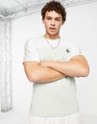 Soul Star Color Block Logo T-shirt In Sea Foam Green