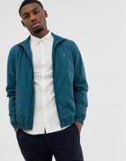 Farah Dougans Zip Through Jacket In Blue