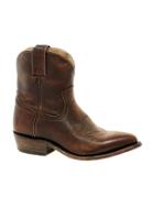 Frye Billy Short Brown Western Boots - Brown