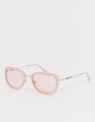 Calvin Klein Jeans Ckj18700s Square Sunglasses-pink