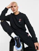 Nike Multi Futura Crew Neck Sweatshirt In Black