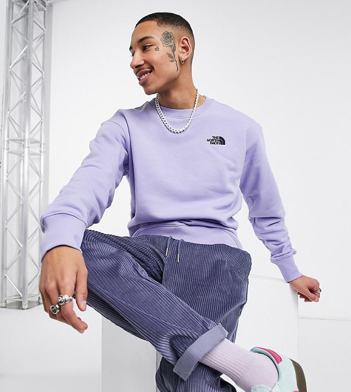 The North Face Essential Sweatshirt In Lilac-purple