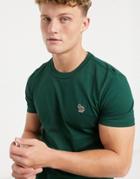 Ps Paul Smith Slim Fit Zebra Logo T-shirt In Dark Green