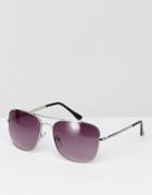 Jeepers Peepers Square Sunglasses - Silver