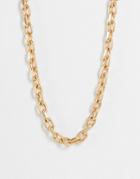 Icon Brand Industrial Chain Necklace In Gold