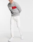Tommy Jeans Dad Regular Tapered Fit Jeans In Off White