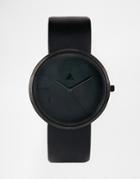 Asos Monochrome Watch In Black - Black