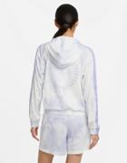 Nike Icon Clash Washed Mesh Jacket In Pale Purple