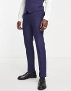 Harry Brown Tweed Suit Pants In Navy