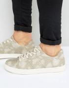 Asos Sneakers In Gray Snakeskin Effect - Gray