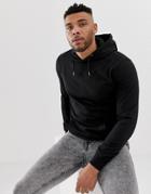 Soul Star Basic Hoodie In Black - Black