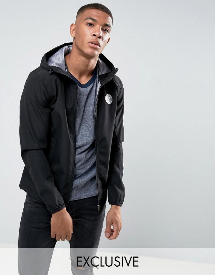 Jack & Jones Originals Hooded Jacket - Black