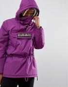 Napapijri Tribe Fleece Lined Skidoo In Purple Tribe Pack - Purple