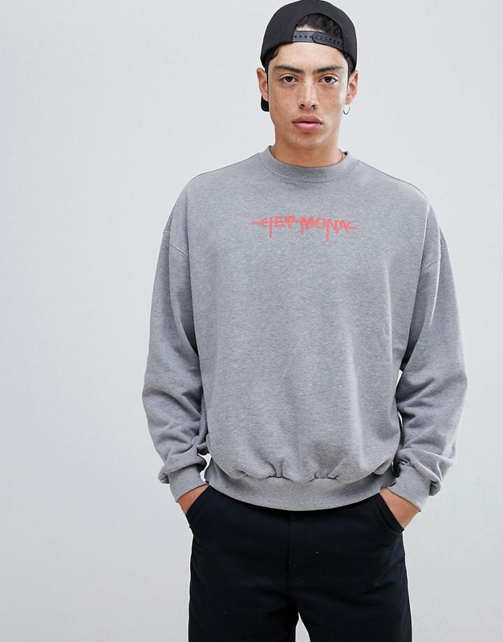 Cheap Monday Goal Logo Sweatshirt - Gray