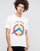 Love Moschino Peace T-shirt - White