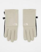 The North Face Etip Recycled Gloves In Beige-brown