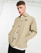 Dickies Oakport Coach Jacket In Khaki-green