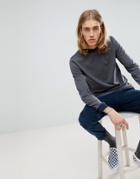 Asos Long Sleeve T-shirt With Chunky Rib - Multi