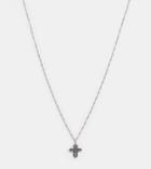Reclaimed Vintage Inspired Necklace With Cross Pendant And Chain Interest Exclusive To Asos - Silver