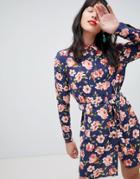Unique 21 Floral Shirt Dress - Multi