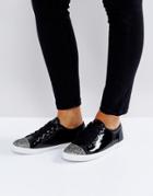Carvela Patent Sneaker - Black