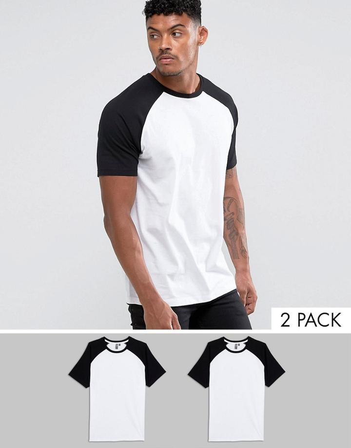 Asos Raglan 2 Pack - Multi