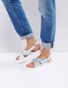 Truffle Collection X-vamp Sandal - Silver