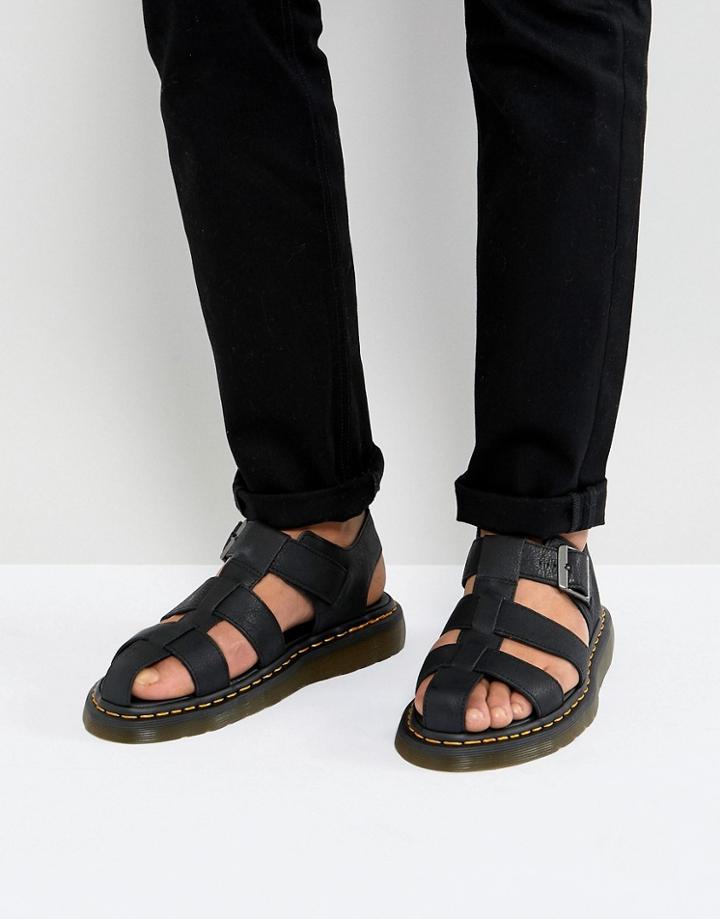 Dr Martens Galia Carpathian Sandals In Black - Black