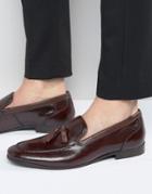 Kg Kurt Geiger Holman Leather Tassel Loafers - Red